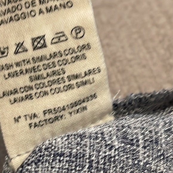 Frnch blouse flare bottom short sleeve - Picture 5 of 8